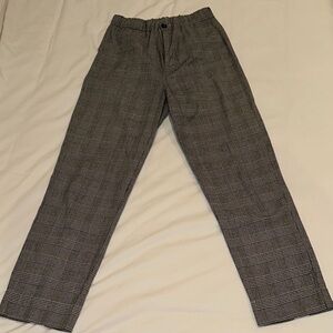 Women’s Gray Checkered Pants
